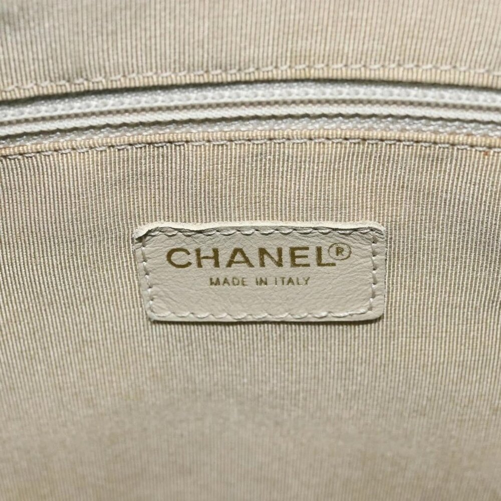 CHANEL Tote Bag Enamel Multicolor Gold CC Auth BA8262 - Picture 12 of 16
